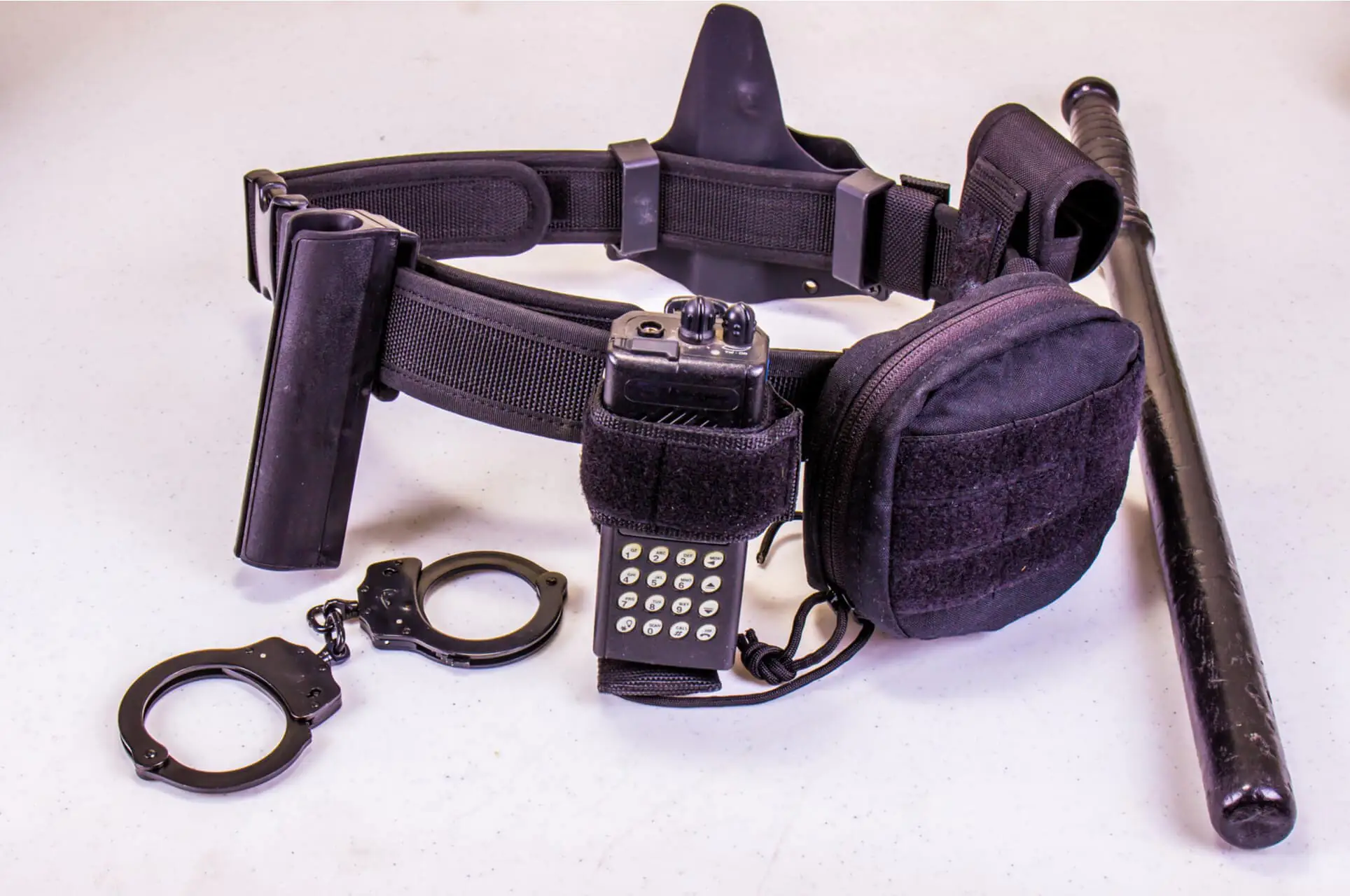 Cinturón de herramientas de policía