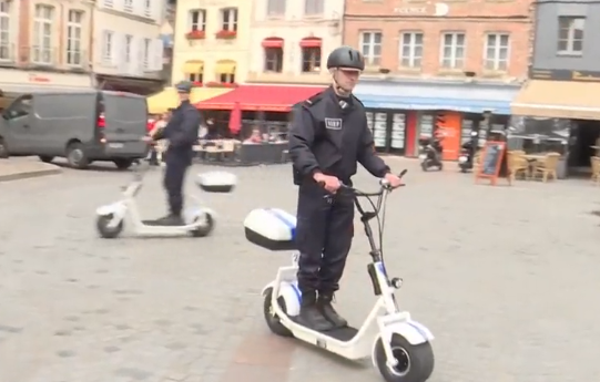 Police electric scooters 2