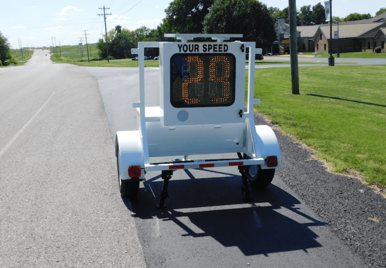 speed sign trailer
