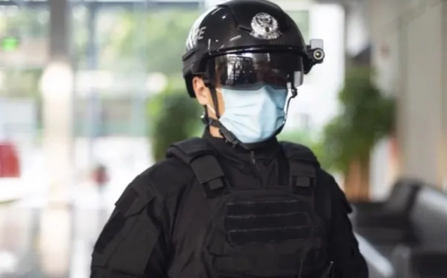 Police chinese helmet