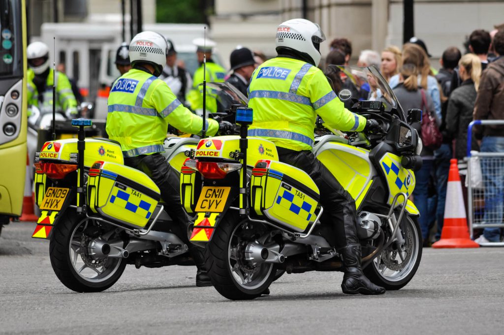 Kent police motorbikes